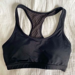 Racerback Sports Bra - Black